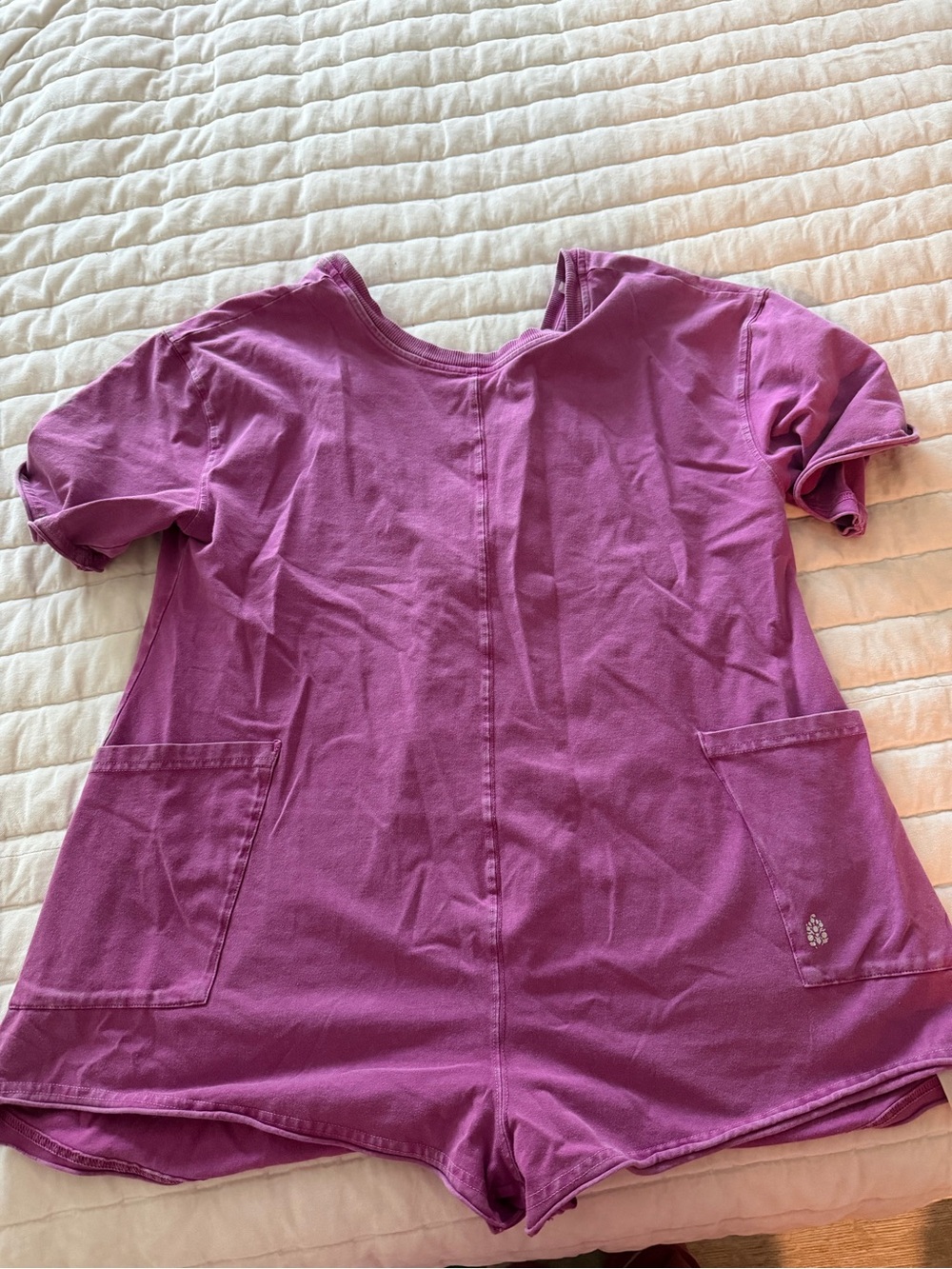 FP Movement by Free People Mauve Purple Short Sleeve Romper